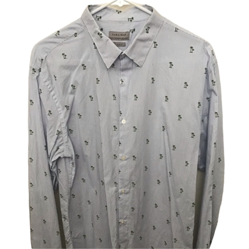 Zara stripped long sleeve shirt
